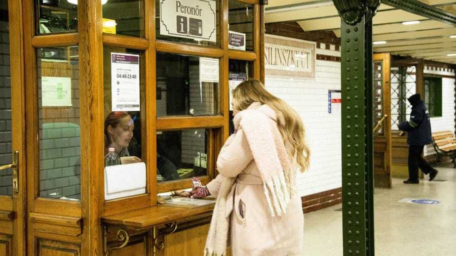The Millennium Underground ticket office, Hungary